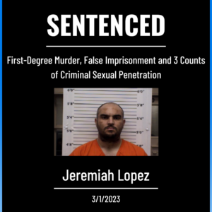 Jeremiah Lopez Sentenced