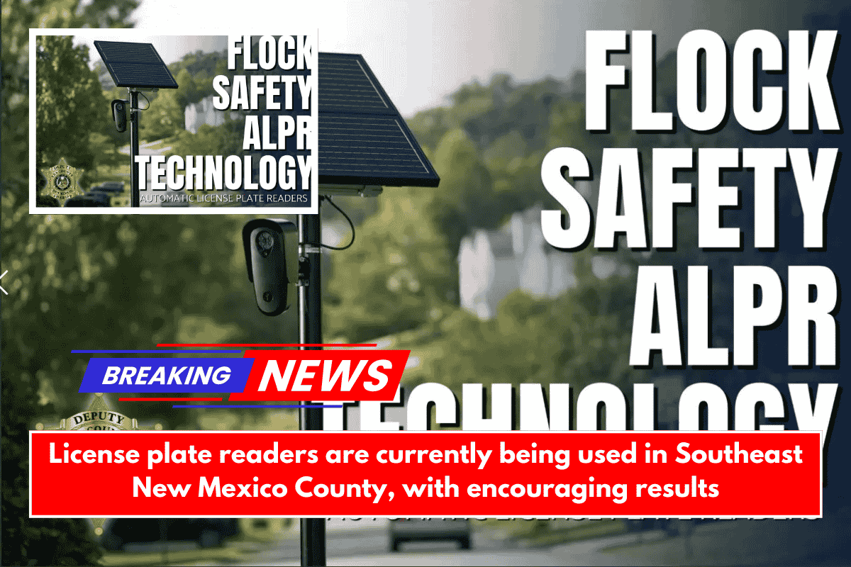 License plate readers are currently being used in Southeast New Mexico County, with encouraging results